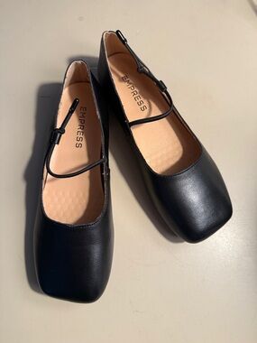 Black Mary Jane Flats - Classic Women's Shoes